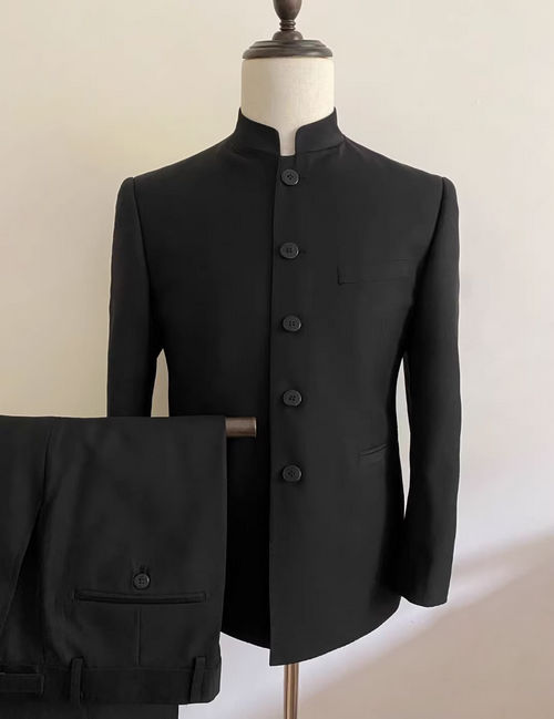 中华立领中山装演出服装